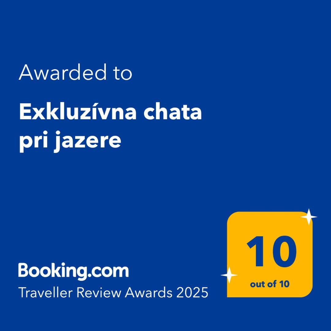 Exkluzivna Chata Pri Jazere Сенець Екстер'єр фото